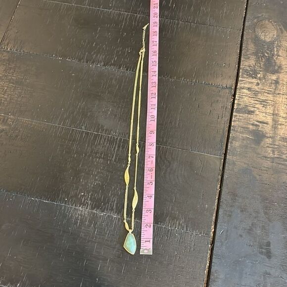 Chloe Isabel Jade Gold Long Multi Chain Necklace Classy - Picture 11 of 12